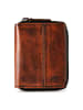 Greenburry Destressed Geldbörse RFID Schutz Leder 10.5 cm rusty orange