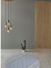 Kayoom Kurzflor Teppich Sunny 110 in hellblau - rund