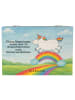 Mr. & Mrs. Panda Geschenkbox Einhorn Regenbogen Design mit Spruch in Weiß