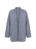 Ulla Popken Strickjacke in mittel grau melange