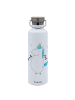 Mr. & Mrs. Panda Trinkflasche Einhorn Fitness ohne Spruch in Weiß