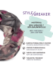 styleBREAKER Loop Schal in Grün-Orange-Gelb