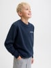 JACK & JONES Junior Sweatshirt JJYUKI BACK SWEAT CREW NECK JNR in sky captain