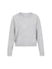 Usha Women Sweater in light grey melange