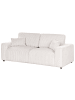 Beliani 3-Sitzer Sofa SANDORA in Weiß/Schwarz - (W) 216 x (H) 87 x (L) 98 cm