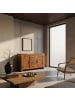 KADIMA DESIGN Sideboard Massivholz Kommode 118 cm 3 Schubladen 2 Türen