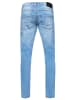 Rusty Neal Light Blue Used Jeans Hose "MELVIN" Slim Fit Cotton-Stretch in Light Blue Used