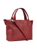 VLD VOi Leather Design Hirsch Handtasche Leder 30 cm in granat