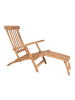 ebuy24 Liegenstuhl Arrecife Teak 150 x 60 cm