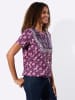 WITT WEIDEN Shirt in erika-marine-bedruckt