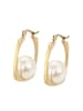 NAEMI Women Earrings in Gold White