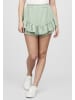 Cloud5ive Cloud5ive Cloud5ive Damen Volant Shorts in Rock-Optik mit Gummibund in green