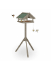 relaxdays Vogelfutterhaus in Braun - (B)37 x (H)120 x (T)37,5 cm