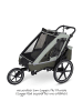 ABC-Design 3in1 Fahrradanhänger & Kinderwagen Tour in green