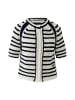 Oui Strickjacke in white blue