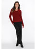 faina Sweater in burgundy