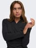 JDY Top in Dark Grey Melange