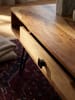 KADIMA DESIGN Couchtisch BAGLI Massiv-Holz 110 cm breit Wohnzimmer-Tisch in Akazie