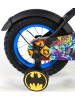 Volare Kinderfahrrad Batman Fahrrad für Jungen 12 Zoll Kinderrad in Schwarz 3 Jahre