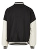 Urban Classics College Jackets in black/palewhite