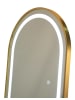 Mauro Ferretti Standspiegel mit LED-Beleuchtung 50x38x160 (geöffnete Maße)