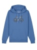 wat? Apparel Sweatshirt Doodle Bike in Bright Blue