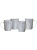 Ritzenhoff & Breker 4er Set Kaffeebecher Royal Makoto 350 ml in weiß-blau