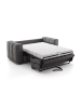 CALICOSY Sofa CHIARA in Anthrazitgrau - (W) 220  x (H) 80  x (L) 100  cm