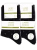 Vincent Creation® Damensocken "Dot´s and Stripes" 10 Paar Damen Socken Mehrfarbig Streifen Punkte in grau-anthrazit-schwarz