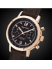 Gigandet Quarzuhr Chronograph "TRAMELAN" in Braun/Rosegold