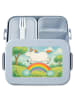 Mr. & Mrs. Panda Lunchbox Einhorn Regenbogen Design ohne Spruch in Blau Pastell