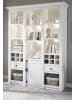 Furn.Design Buffet weiß Pinie Landhaus, Buffetschrank mit Weinregal 147 x 207 cm