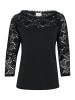Kaffe Langarm-Bluse KAaia Regular fit in Black Deep