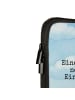 Mr. & Mrs. Panda Notebook Tasche Einhorn Regenbogen Design mit S... in Weiß