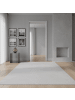 KADIMA DESIGN Teppich Kurzflor Tiefeneffekt-Muster Polypropylen Wohnzimmer in Silber