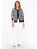DreiMaster Women Cardigan in navy offwhite