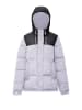 myMo Wattierte Steppjacke in Lavendel Schwarz