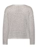 Betty Barclay Strickpullover mit Lochmuster in Patch Taupe/Beige