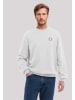 F4NT4STIC Sweatshirt Baseball Bestickt in off-white