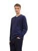 Tom Tailor Pullover BASIC V-NECK in Blau