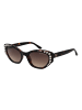 Marciano by Guess Frauen Sonnenbrille Katzenauge Braun