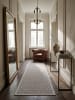 KADIMA DESIGN Teppichläufer Geometrisch flachgewebt pflegeleicht Wohnzimmer Flur in Beige