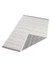 NORTHRUGS In- & Outdoor Wendeteppich Kuba Grau Creme