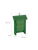 relaxdays Fledermauskasten in Grün - (B)18 x (H)29 x (T)6 cm