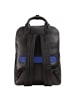 DuDu Rucksack Leder 40 cm Laptopfach in black