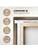 OnlyWow Leinwand Bilder Dunkelorange