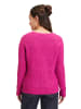 CARTOON Basic-Strickpullover mit V-Ausschnitt in Festival Fuchsia