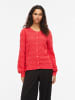 Vila Strickjacke in Hibiscus