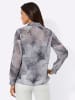 creation L Hemdbluse in hellgrau-bedruckt
