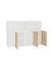 CALICOSY Multifunktionsmöbel SOEST in Helles Holz - (W) 150  x (H) 112  x (L) 50,2  cm